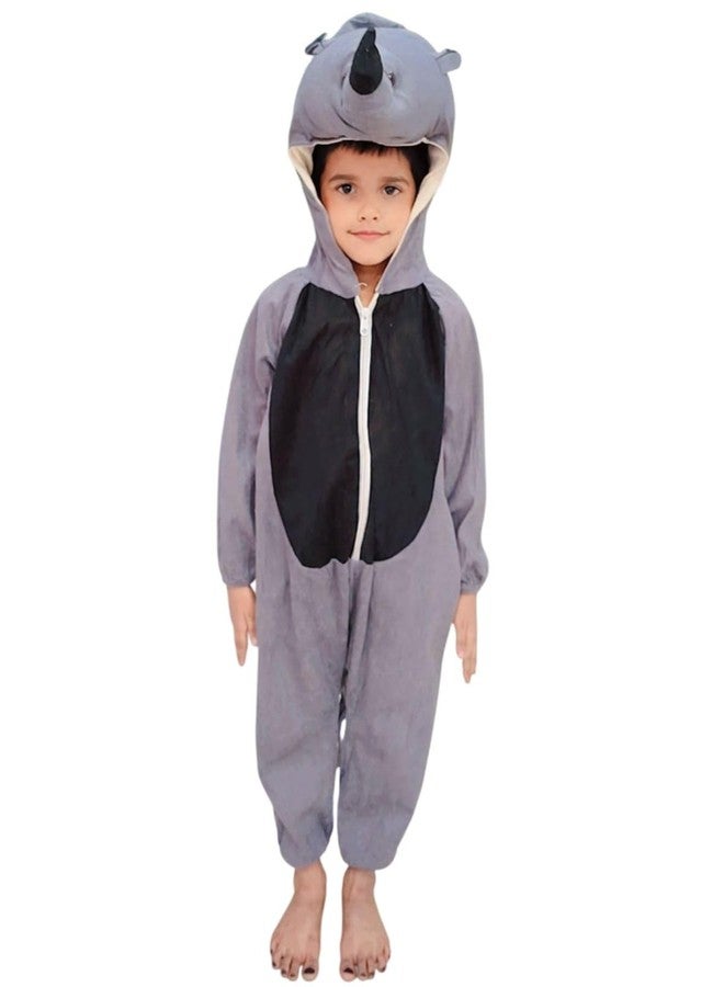BookMyCostume Rhino Wild Forest Animal Kids Fancy Dress Costume 2-3 years - Image 1